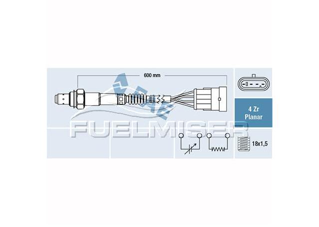 Fuelmiser Oxygen Lambda Sensor COS5170