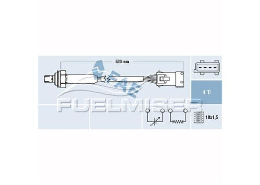 Fuelmiser Oxygen Lambda Sensor COS5195