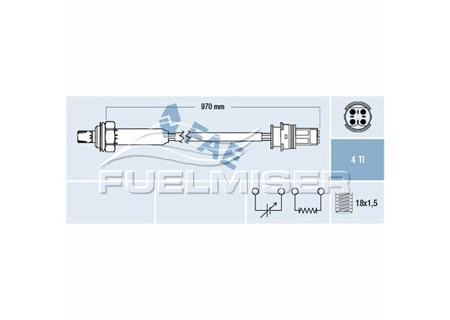 Fuelmiser Oxygen Lambda Sensor COS5209