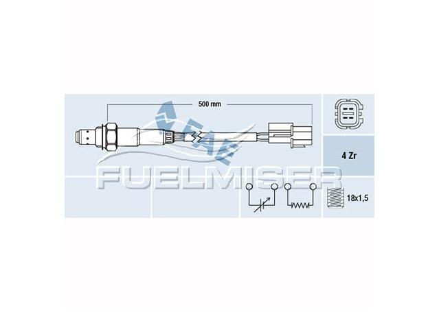 Fuelmiser Oxygen Lambda Sensor COS5348