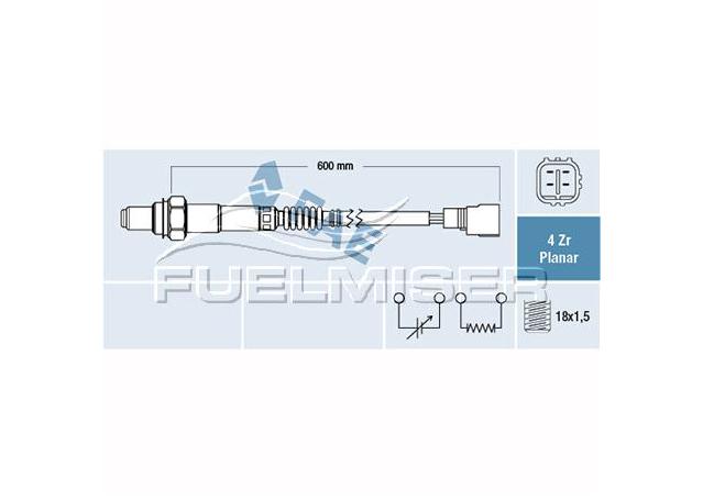 Fuelmiser Oxygen Lambda Sensor COS5365