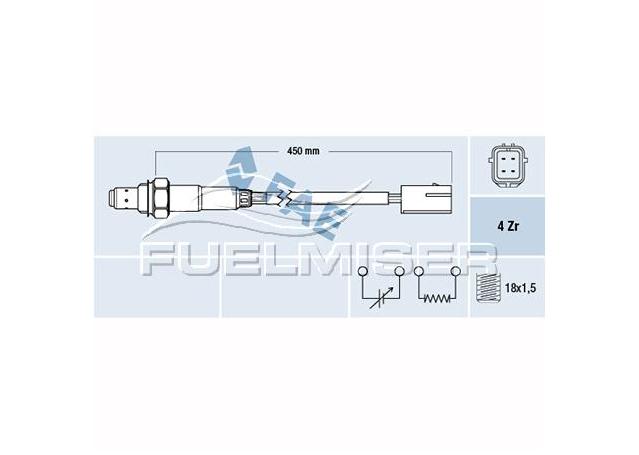 Fuelmiser Oxygen Lambda Sensor COS5377