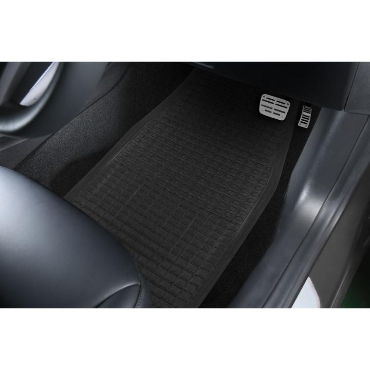 Gearup Floor Mat Set PVC Black 4 Piece GUCM4PCBPVCBLK