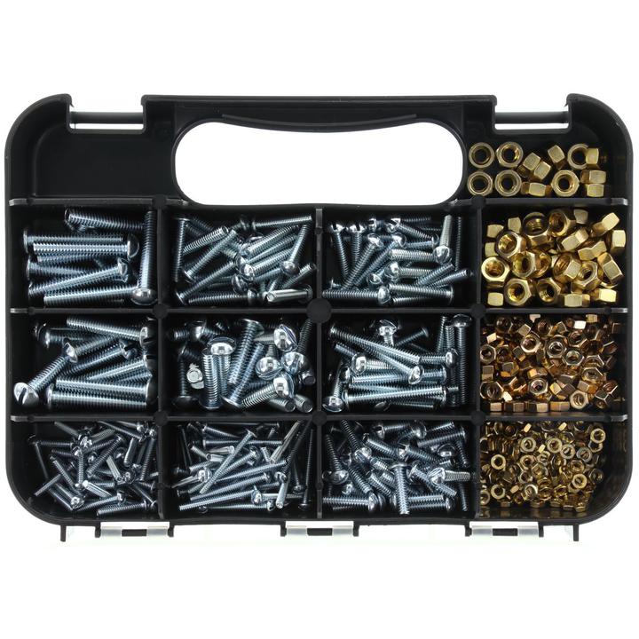 GJ Works Round Head Screws & & Nuts Grab Kit 552pc GKA552