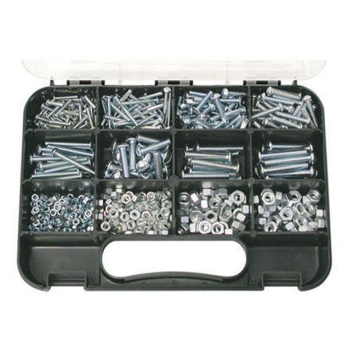 GJ Works Round Head Screws & & Nuts Grab Kit 552pc GKA552