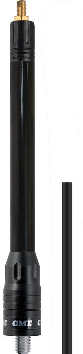 GME Antenna Base Elevated Feed Black Stainless Steel 4.5m Low Loss Coax ABL017B