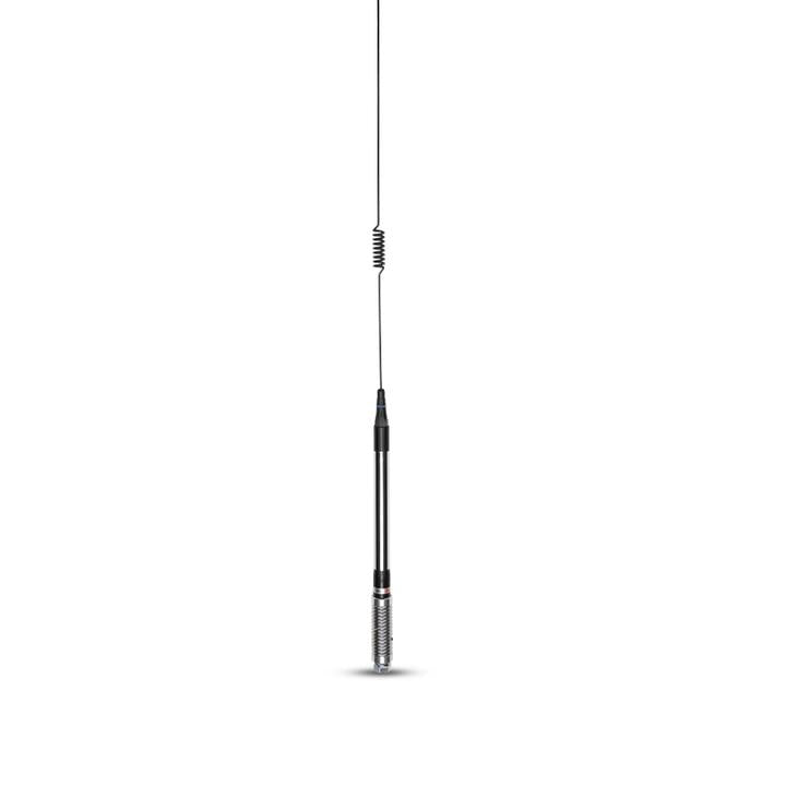 GME UHF CB Whip Antenna 6.6dB 860mm w/ Elevated Feed Base Black AE4017K2