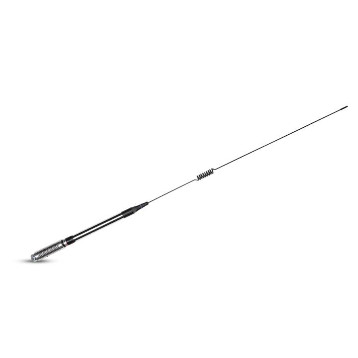 GME UHF CB Whip Antenna 6.6dB 860mm w/ Elevated Feed Base Black AE4017K2