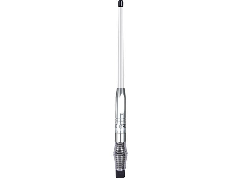 GME UHF CB Spring Base Heavy Duty Fibreglass Radome Antenna 2.1dB 580mm White AE4704