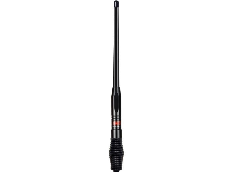 GME UHF CB Spring Base Heavy Duty Fibreglass Radome Antenna 2.1dB 580mm Black AE4704B