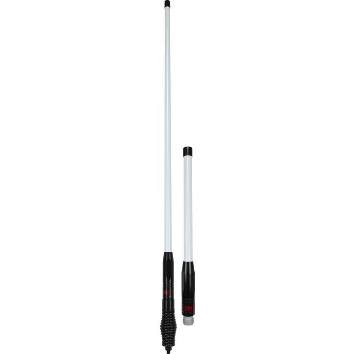 GME UHF CB Heavy Duty All Terrain Antenna Pack 2.1dB & 6.6dB White/Black AE4705WBTP