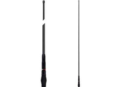 GME UHF CB Spring Base Radome Antenna 8.1dB 2100mm Black AE4706B