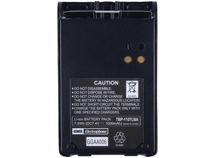 GME Battery Pack Li-Ion 1000 mAh (Suits TX630/GX620) BP005