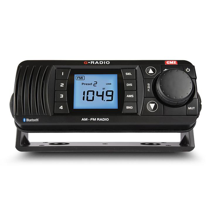 GME Marine Stereo Black Bluetooth AM/FM GR300BTB
