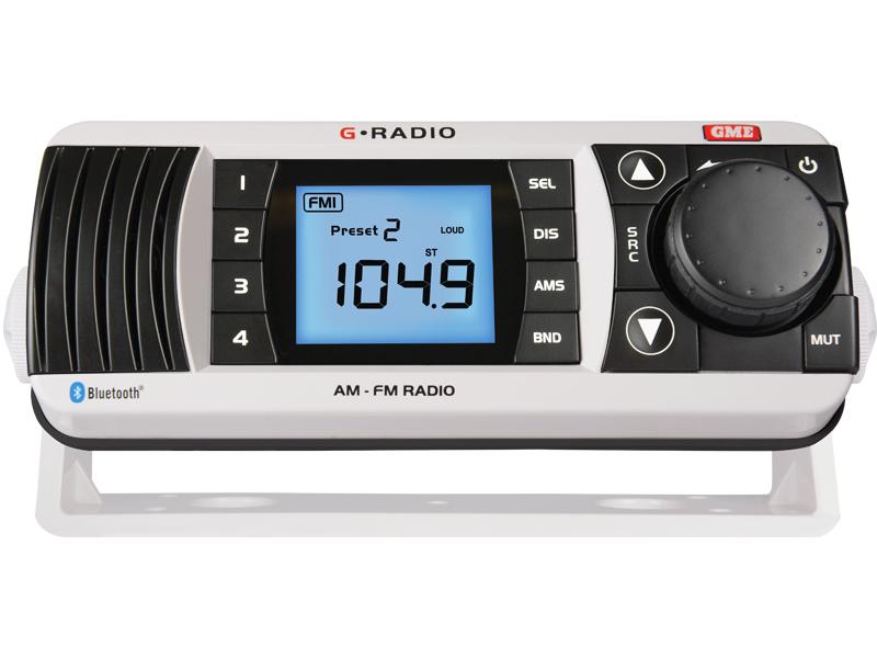 GME Marine Stereo White Bluetooth AM/FM GR300BTW