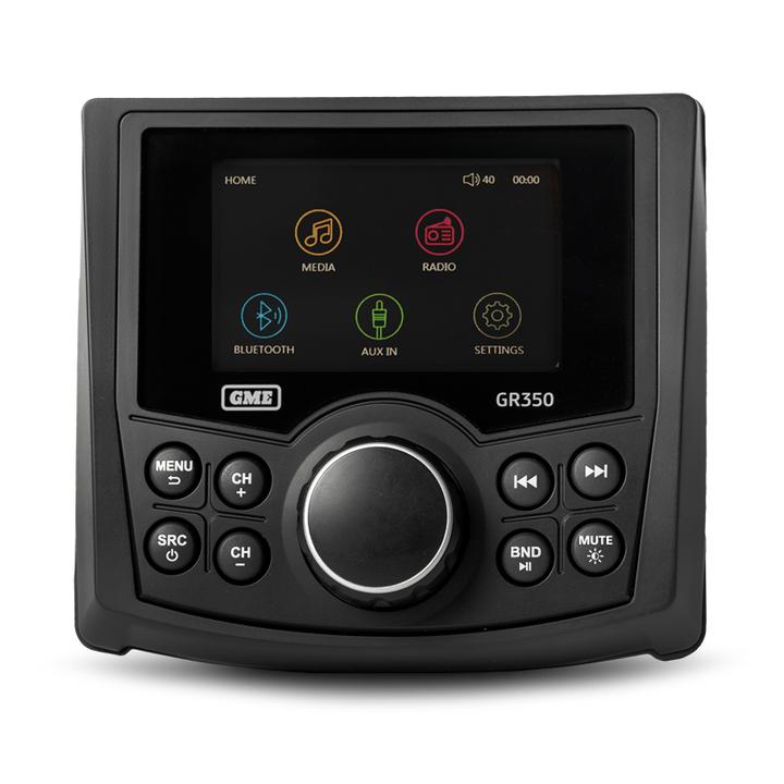GME Marine Stereo Black Bluetooth AM/FM GR350BTB