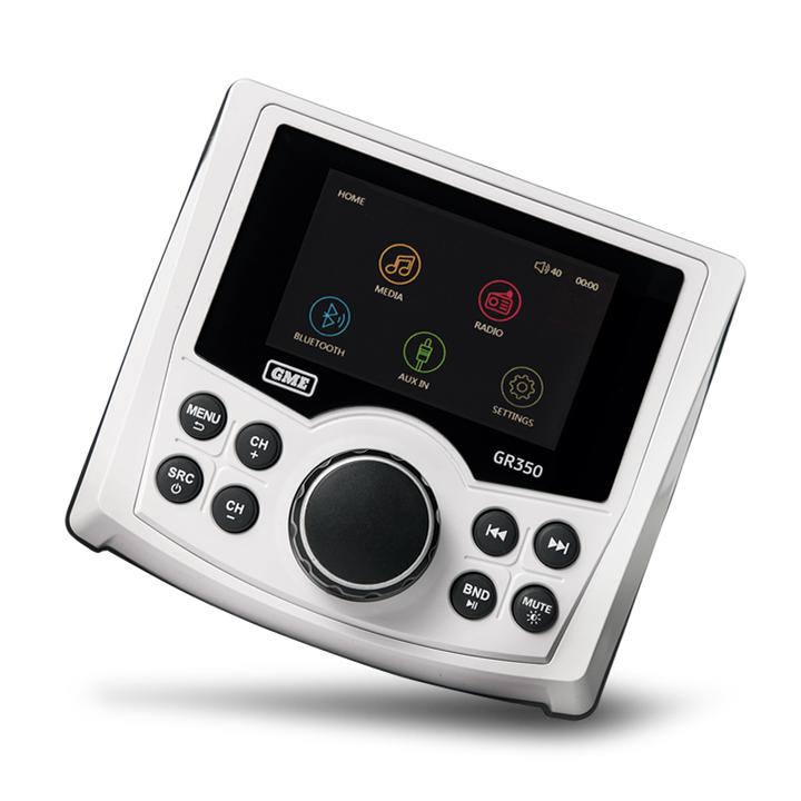 GME Marine Stereo White Bluetooth AM/FM GR350BTW