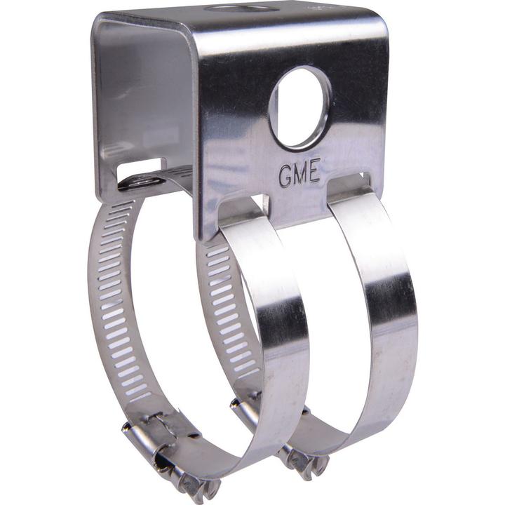 GME Antenna Mounting Bracket & Clamps Stainless Steel (Suits Bullbars up to 60mm) MB038
