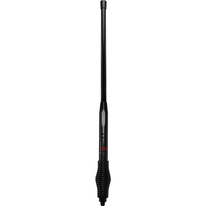 GME UHF CB Spring Base Medium Duty Fibreglass Radome Antenna 2.1dB 595mm Black AE4704B