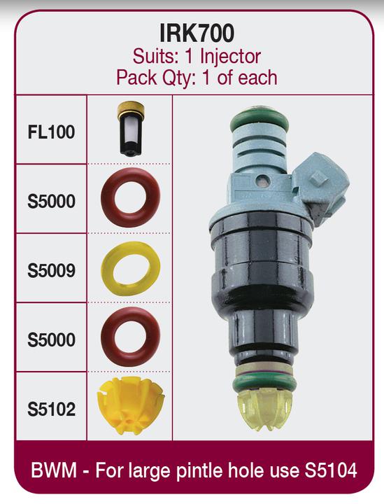 GOSS Injector Repair Kit IRK700