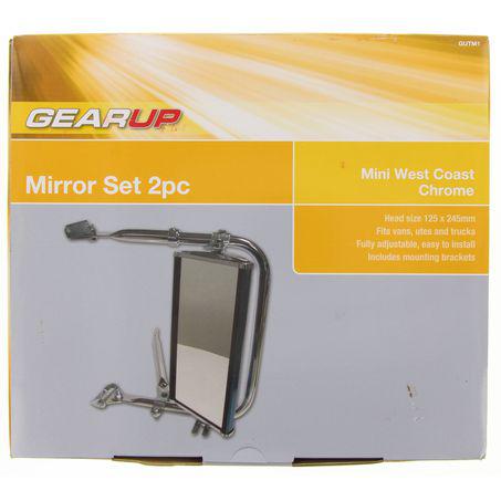 Gearup Mirror Set - Mini West Coast