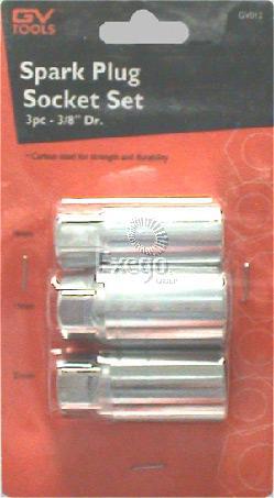 GV Tools Spark Plug Socket Set 3 Piece GV012