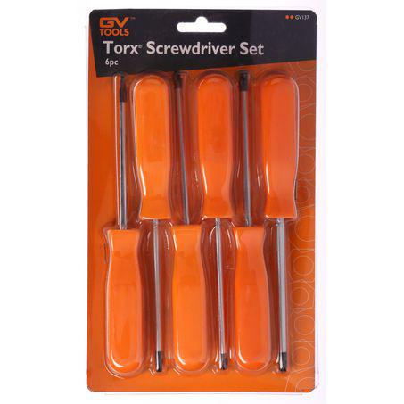GV Tools Torx Screwdriver Set 6 Piece GV137