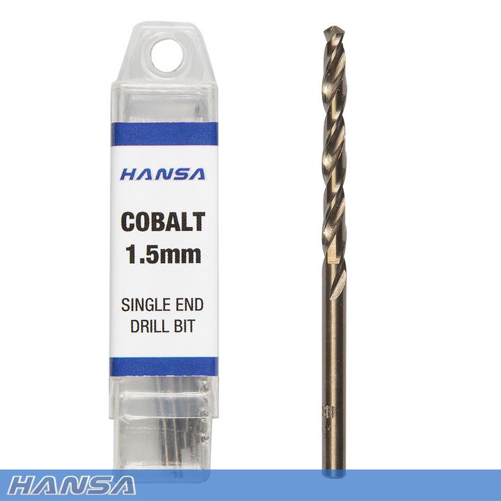 HANSA Cobalt 1.5mm Drill Bit (10 Pack) HDB-1.5CSE
