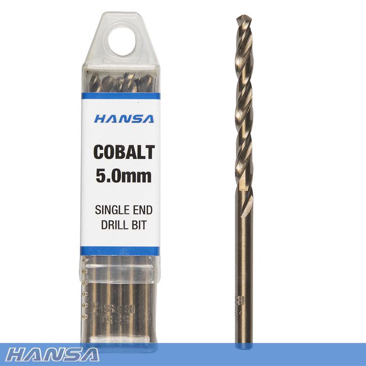 HANSA Cobalt 5.0mm Drill Bit (10 Pack) HDB-5CSE
