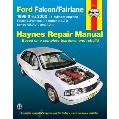 Haynes Repair Manual Suits AU Ford Falcon, Fairlaine & LTD 98-02 36733