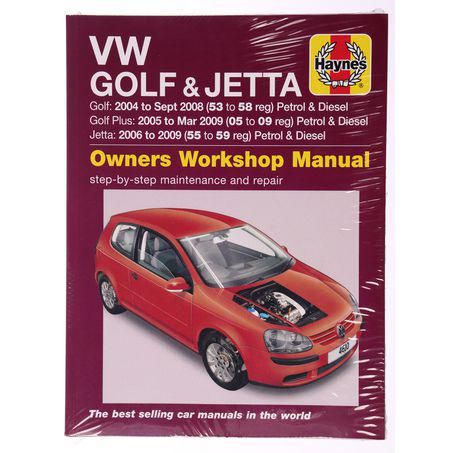 Haynes Repair Manual Suits VW Golf & Jetta 04-09 4610