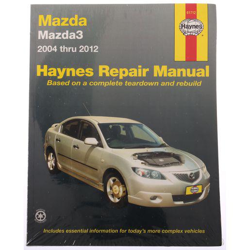 Haynes Repair Manual Suits Mazda 3 04-12 61712