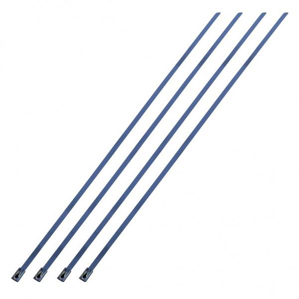 Heatshield Products Stainless Exhaust Wrap Locking Ties 14in 4 Pack 114004