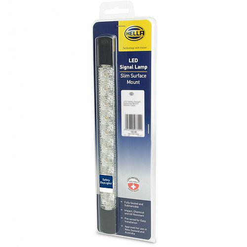 HELLA LED Safety Daylights Lamp Vertical Mount 24v 1009V-24V