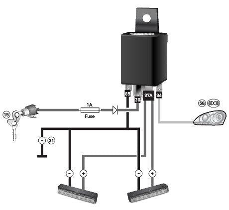 HELLA Safety Daylights Controller Dual Function 9.5630.04