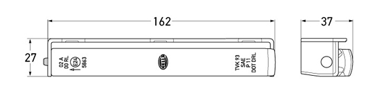 HELLA LED Safety Daylights Kit 30 Degree 5631-24V