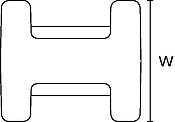 Hellerman Tyton Twistable Fixing Element For Parallel Routing (Pack of 50) DSWS4-50