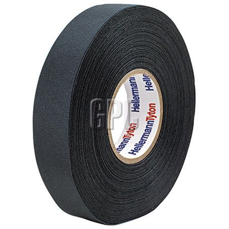 HellermannTyton High Temperature Polyester Fabric Harnessing Tape Black 19mmx25M PROTECT250