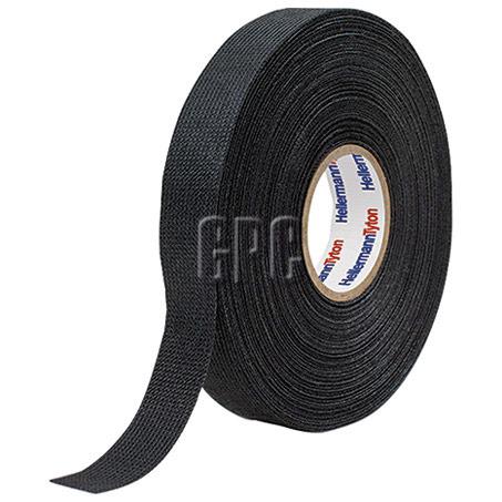HellermannTyton Flexible Soft Polyester Fleece Harnessing Tape Black 19mmx25M PROTECT300