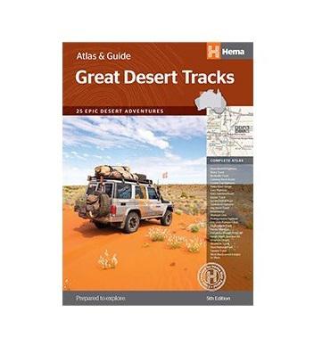 HEMA Great Desert Tracks Atlas Book