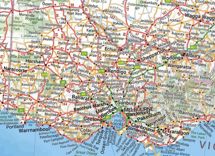 HEMA Australia Large Map