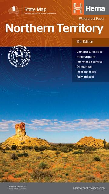 HEMA Northern Territory State Map
