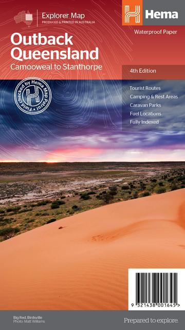 HEMA Outback Queensland Map