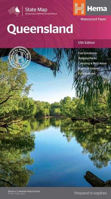 HEMA Queensland State Map
