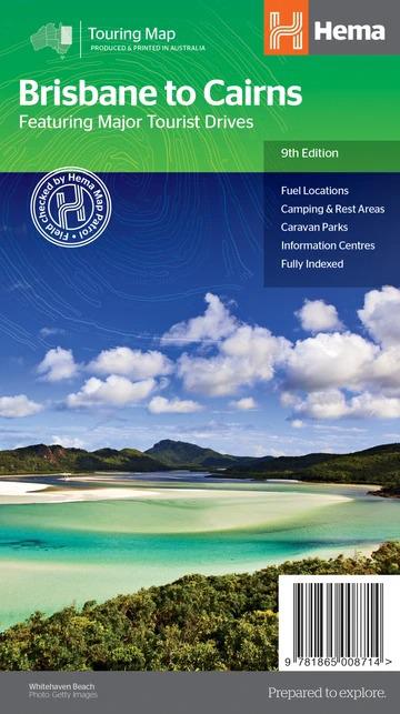 HEMA Brisbane to Cairns Map