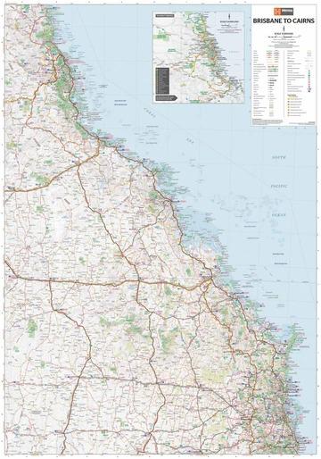 HEMA Brisbane to Cairns Map