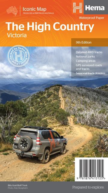 HEMA The High Country Victoria Map