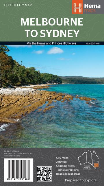 HEMA Melbourne to Sydney Map