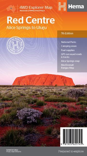 HEMA Red Centre Map