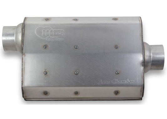 Hooker Aero Chamber Muffler 3in. Single Offset Inlet/Centre Outlet HK21505